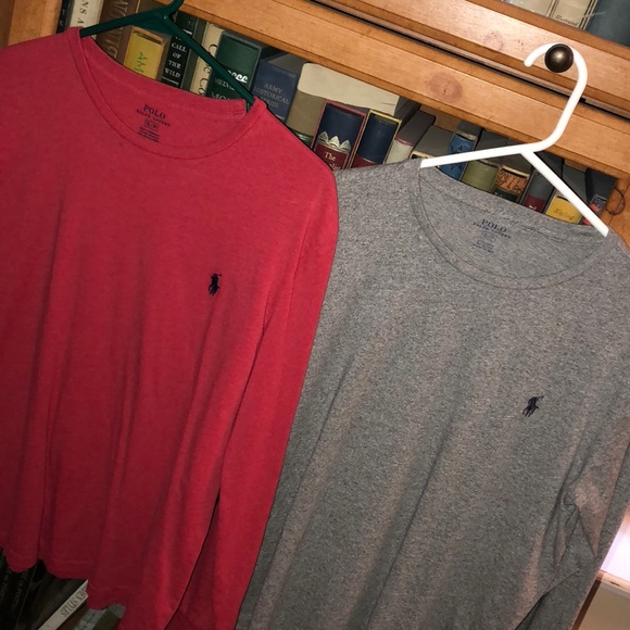 Long Sleeved Ralph Lauren T-Shirts - Picture 1 of 3